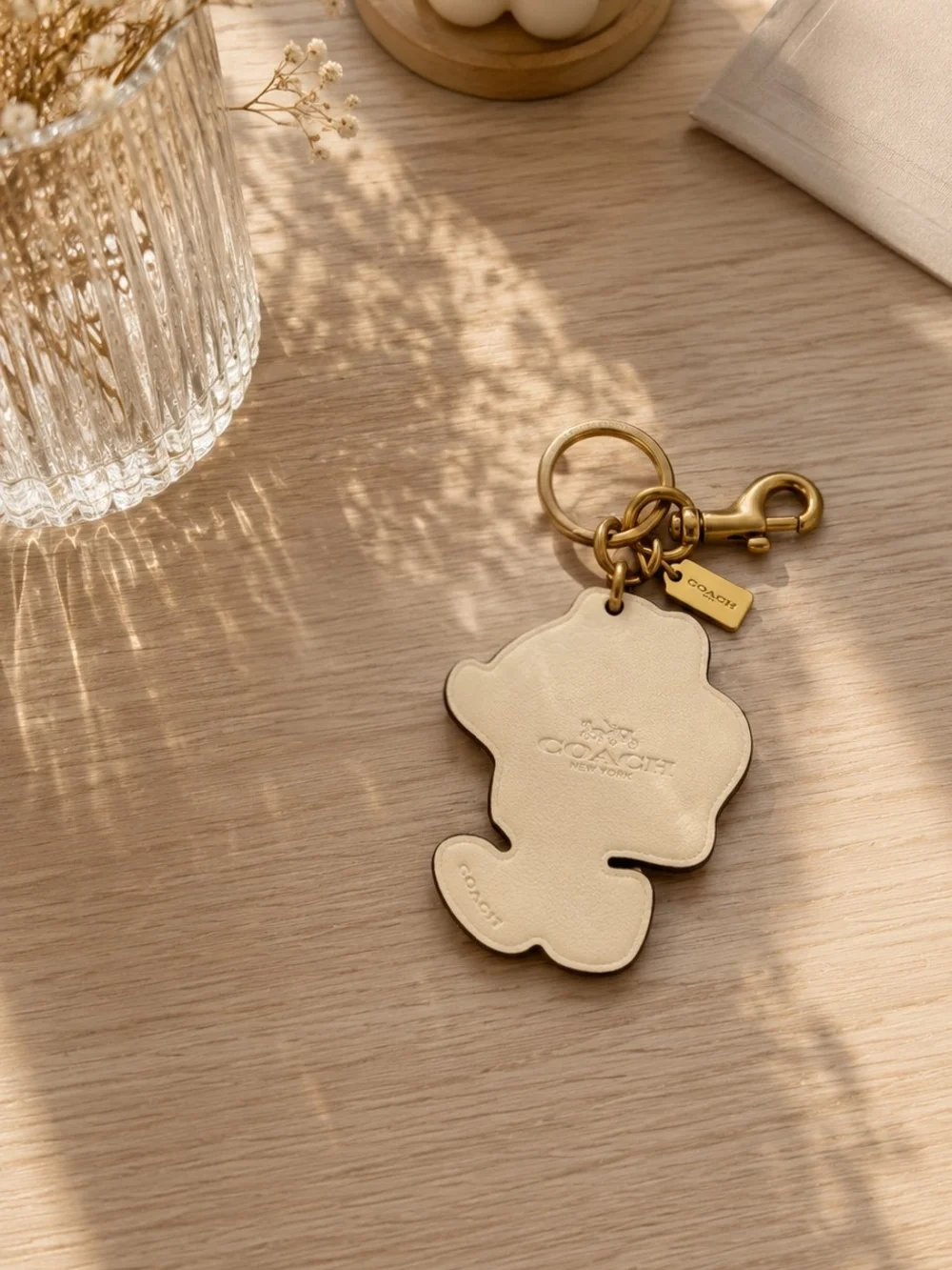 Coach Coffee Shop Keychain